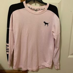 Pink by VS crew neck
